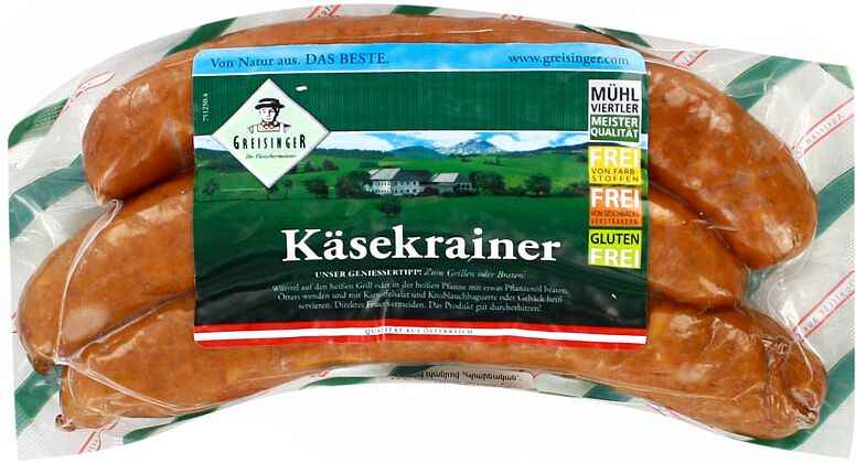 Сосиски с сыром "Greisinger Kasekrainer" 300г 