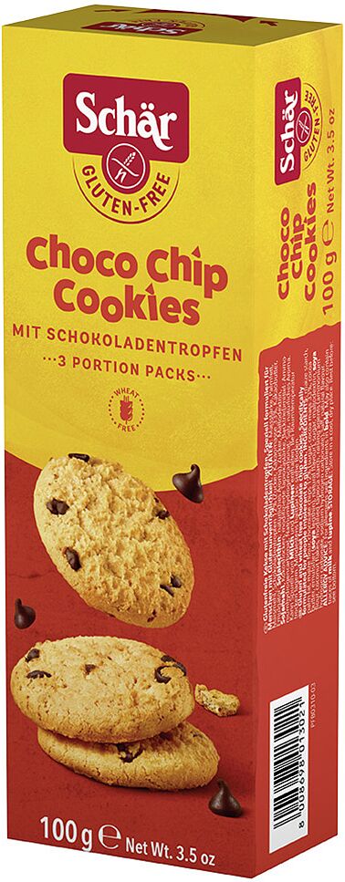 Cookies with chocolate pieces "Schar" 100g
