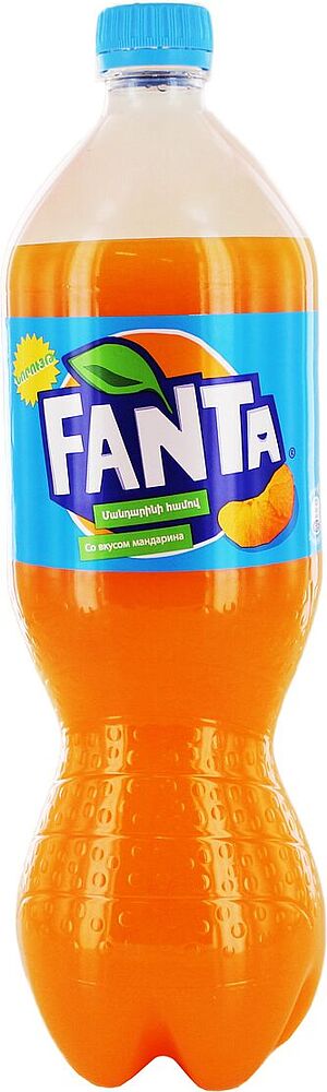 Освежающий газированный напиток "Fanta" 1л Мандарин