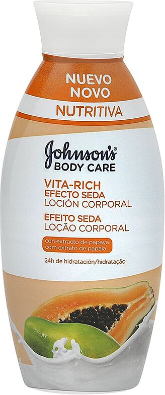 Body lotion "Johnson's Body Care Vita-Rich Efecto Seda" 400ml