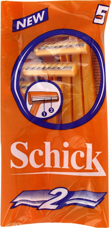 Станок для бритья "Schick" 5шт