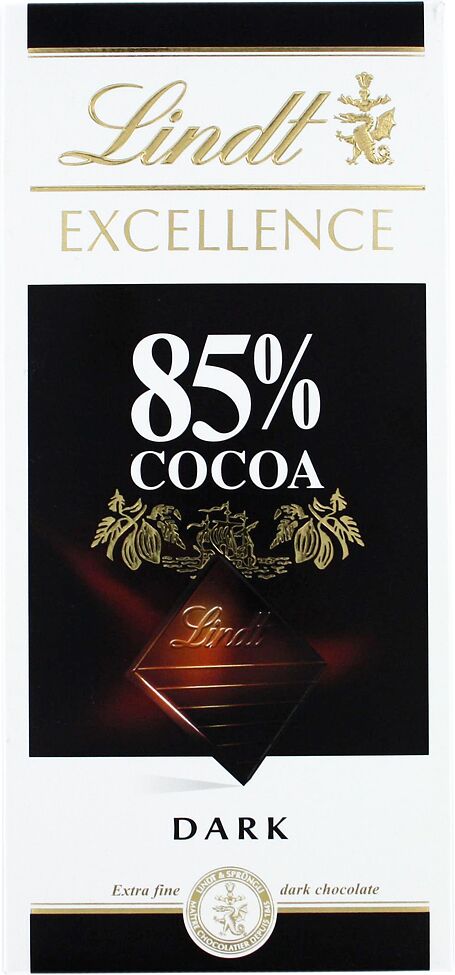 Dark chocolate bar "Lindt Excellence 85%" 100g 