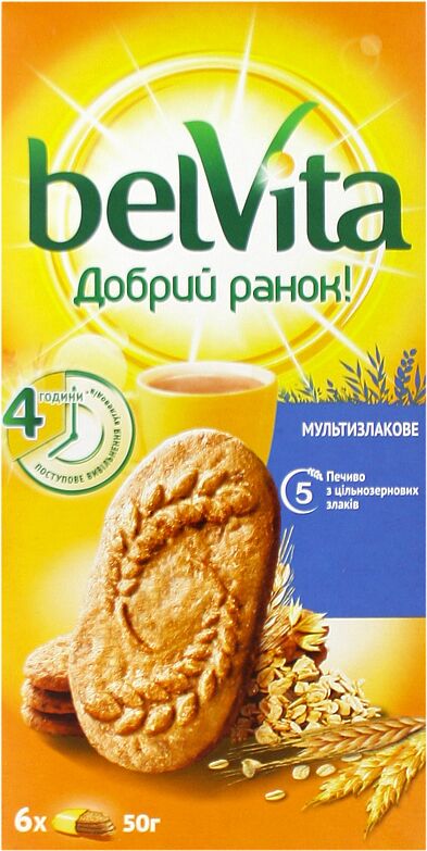 Печенье зерновое "Belvita" 300г