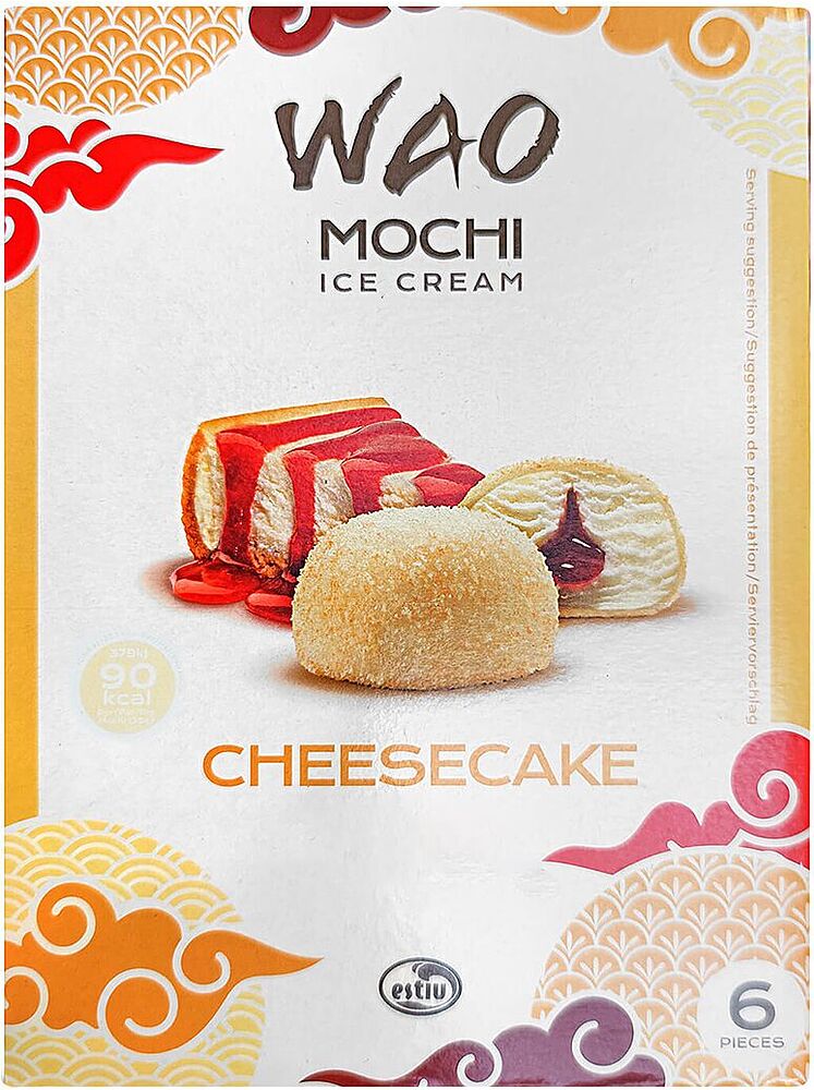 Cheesecake ice cream "WAO Mochi" 210g
