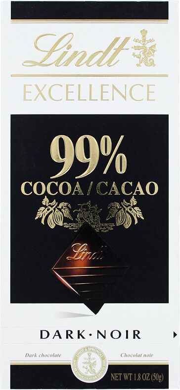 Dark chocolate bar "Lindt Excellence" 50g