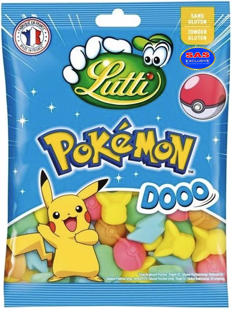 Конфеты желейные "Lutti Pokemon Dodo" 180г