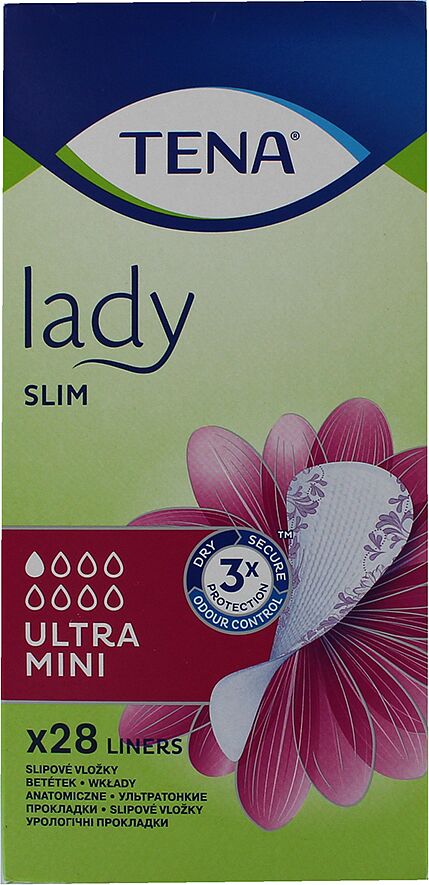 Daily pantyliners "Tena Lady Slim Ultra Mini" 28pcs