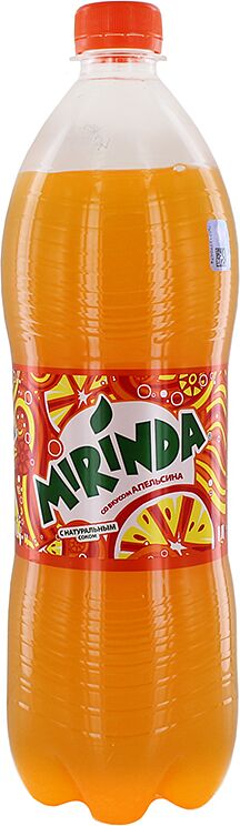 Освежающий газированный напиток "Mirinda" 1л Апельсин