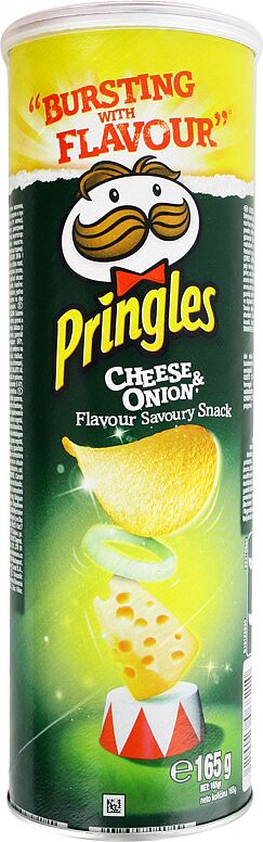 Chips "Pringles" 165g Cheese & Onion