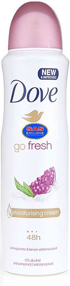 Antiperspirant - deodorant "Dove Go Fresh" 150ml
