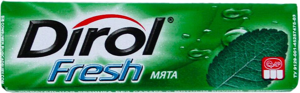 Chewing gum "Dirol Fresh" 13.6g Mint