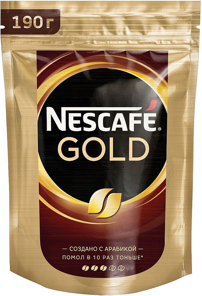 Кофе растворимый "Nescafe Gold" 190г