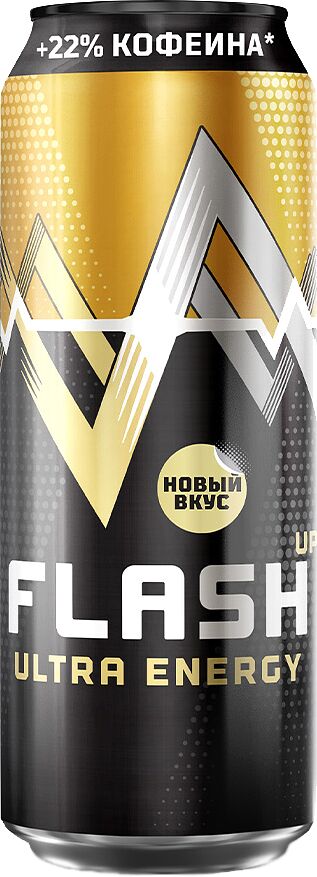 Energy carbonated drink "Flash Up" 0.45l 