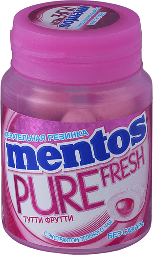 Chewing gum "Mentos" 54g Tutti Frutti