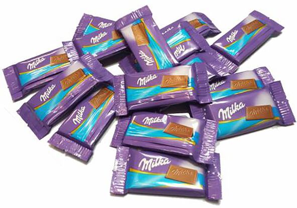 Chocolate candies "Milka"