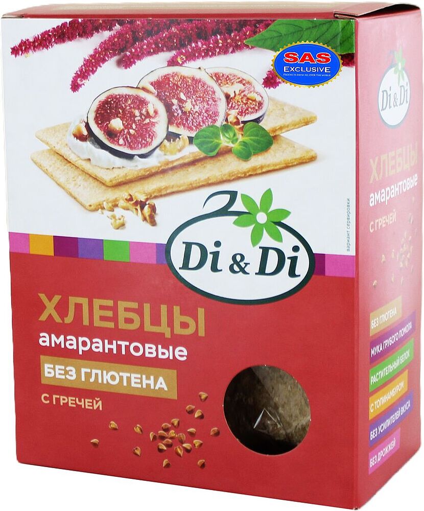 Crispbreads with artichoke and buckwheat "Di&Di" 195г