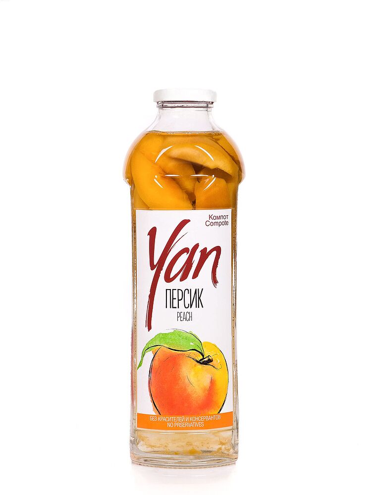 Compote "Yan" 0.93l Peach