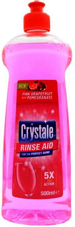 Dishwasher liquid "Crystale Rinse Aid" 500ml  	