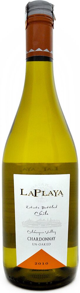 Вино белое "La Playa Chardonnay" 0.75л  