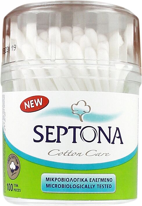 Палочки ватные "Septona Cotton Care" 100 шт.   