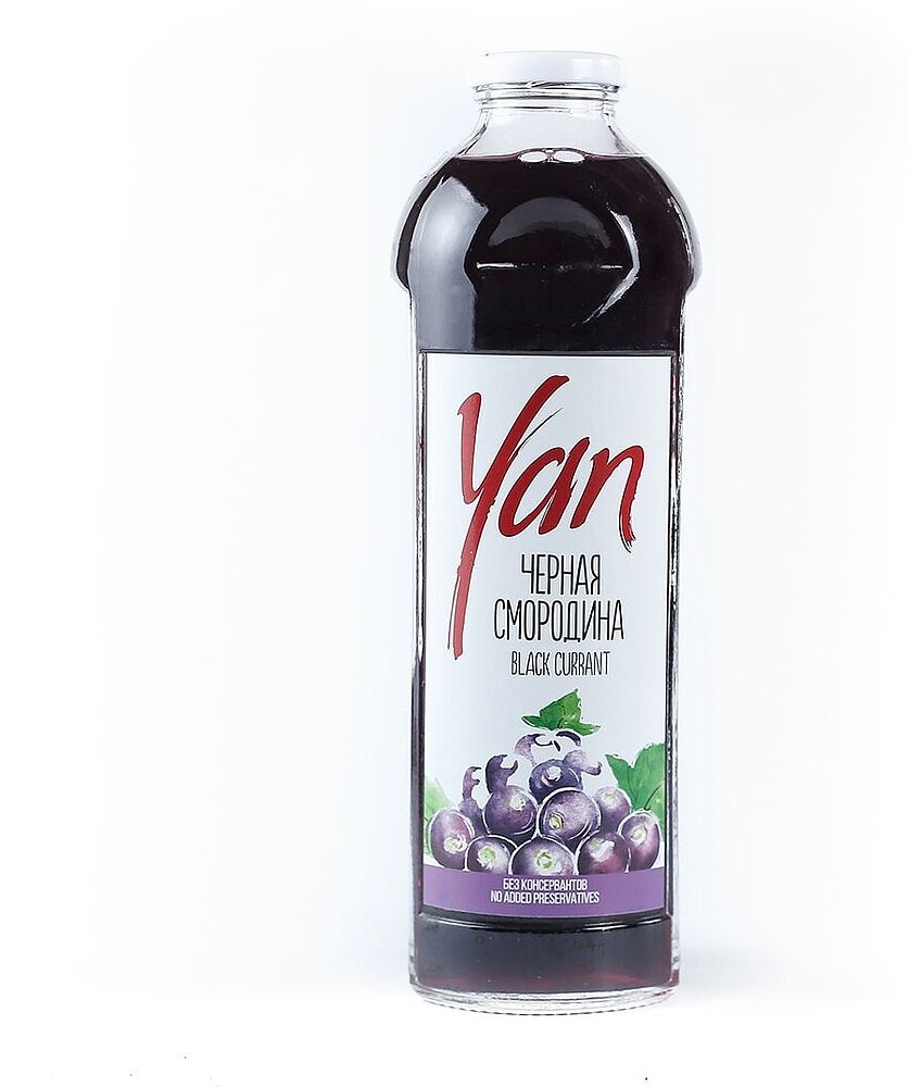 Juice "Yan" 930ml Blackcurrant
