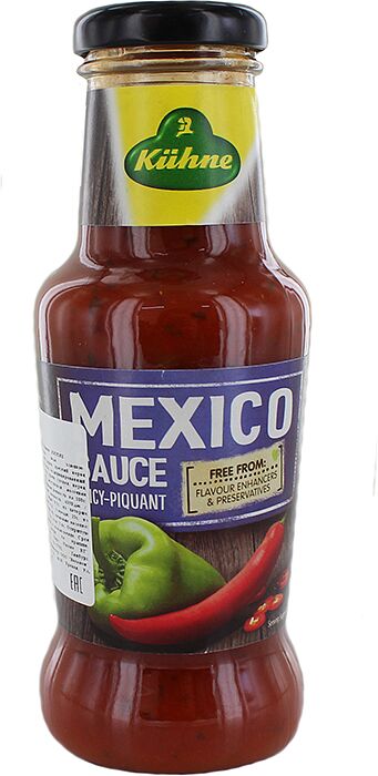 Hot sauce "Kuhne Mexico" 250ml