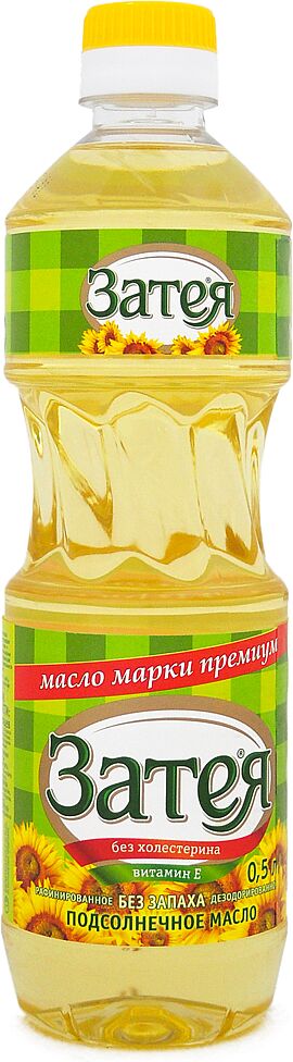Sunflower oil "Zateya" 500ml 