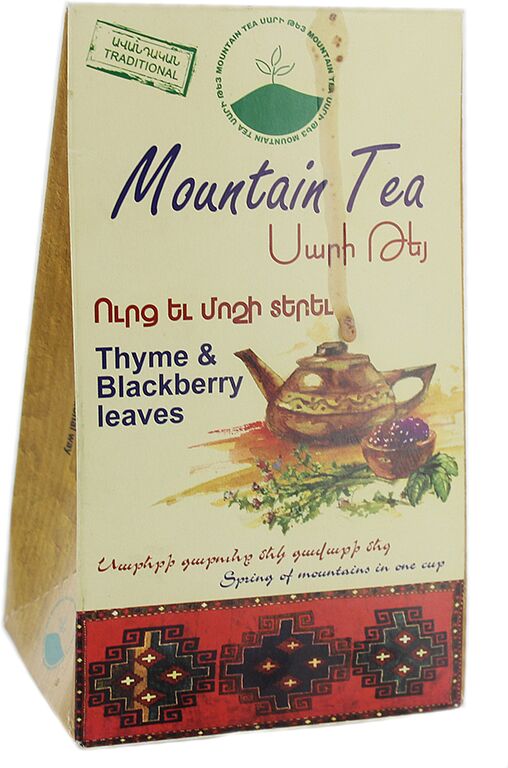 Herbal tea "Mountain Tea Thyme & Blackberry Leaf" 25g
