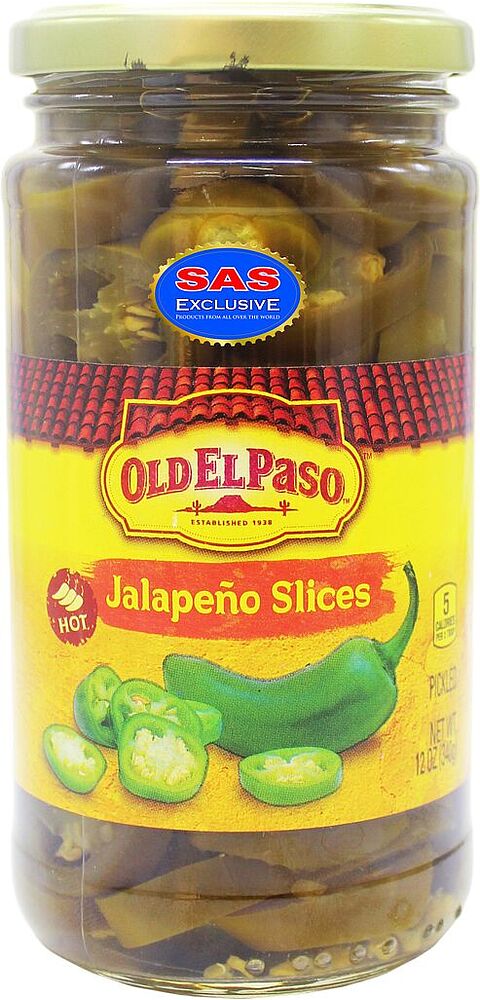 Pickled jalapeno "Old El Paso" 340g
