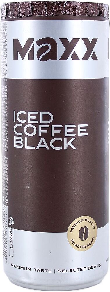 Iced coffee "Maxx Black" 250ml
