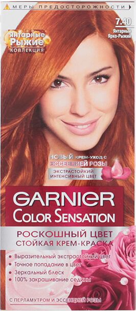 Hair dye "Garnier Color Sensation" 7.40