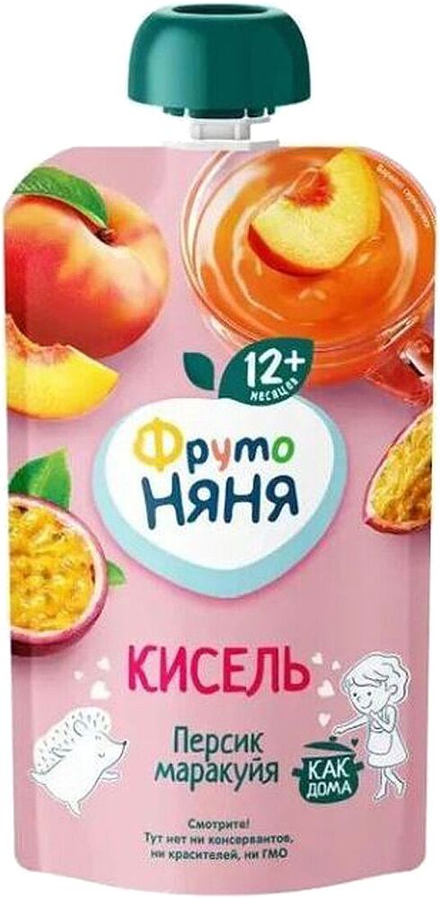 Kissel "Fruto Nyanya" 130g Peach & Passion fruit
