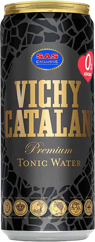 Non-alcoholic drink "Vichy Catalan Tonic Water" 0.33l 