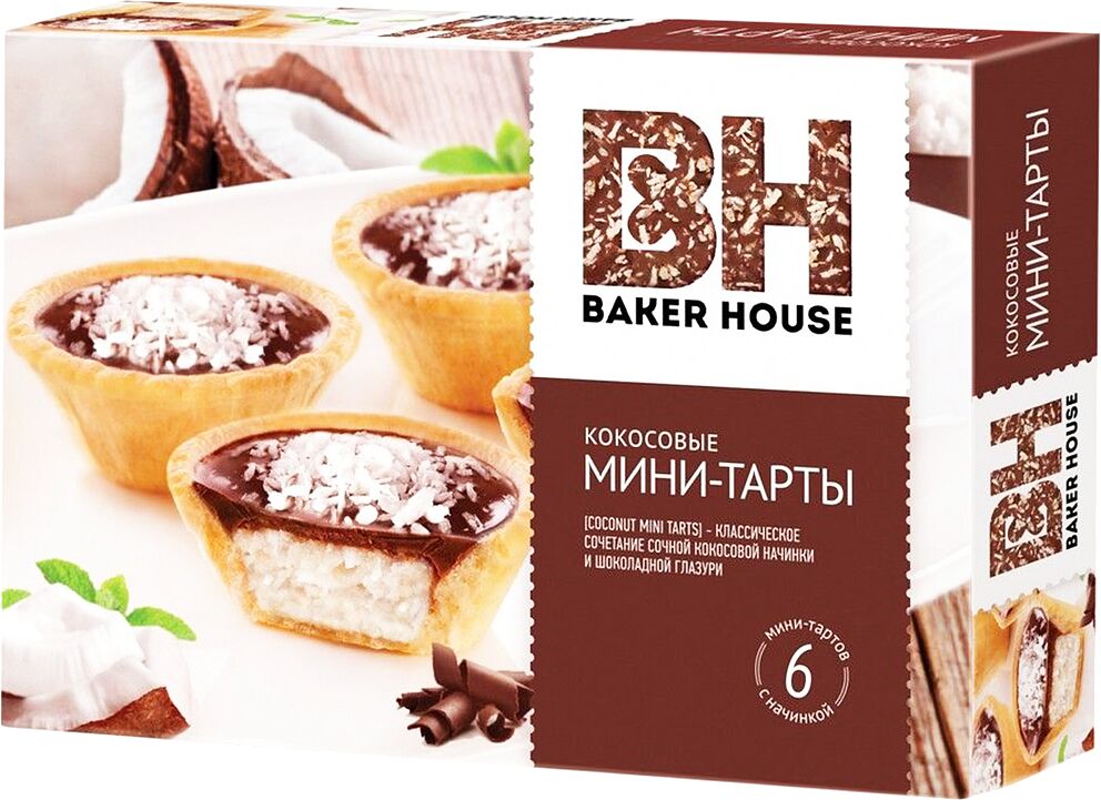 Mini tarts with coconut filling "Baker House" 240g