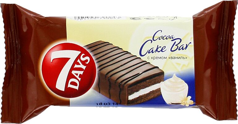 Biscuit with vanilla cream "7Days" 35g 