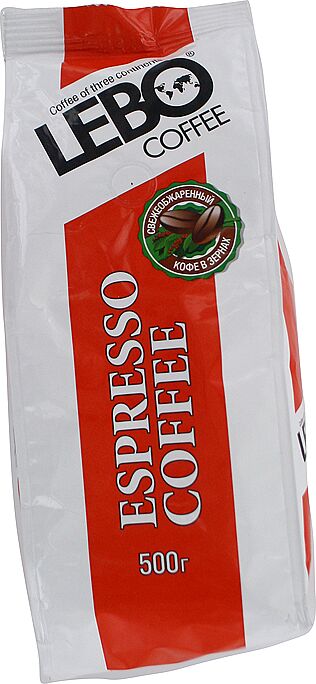 Espresso coffee "Lebo" 500g