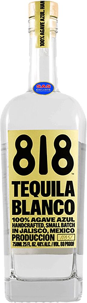 Tequila "818 Blanco" 0.75l
