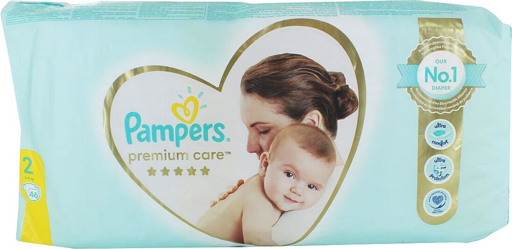Diapers "Pampers Premium Care" №2 4-8 kg 46pcs.