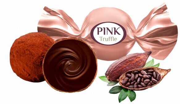 Chocolate candies "Pink Truffel"