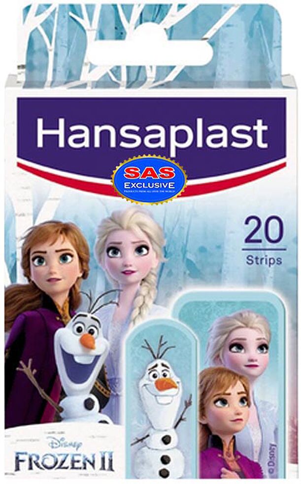 Полоски первой помощи детские "Handsaplast Frozen" 20 шт