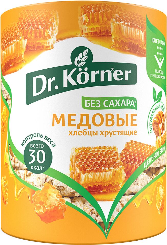 Խրթխրթան հացեր մեղրով «Dr. Körner» 100գ