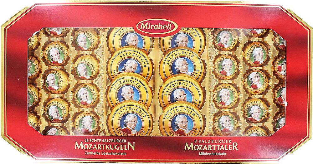 Chocolate candies collection "Mirabell Mozart" 600g