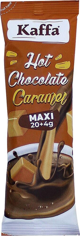 Instant hot chocolate "Kaffa Maxi Caramel" 24g
