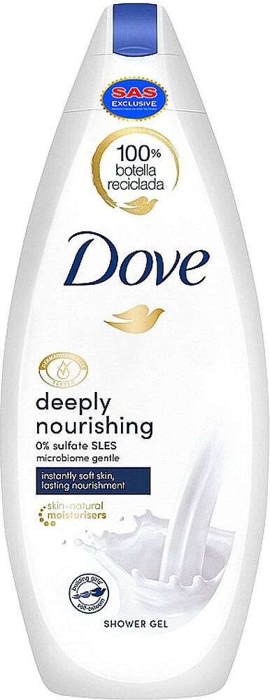 Крем-гель для душа "Dove Deeply Nourishing " 250мл