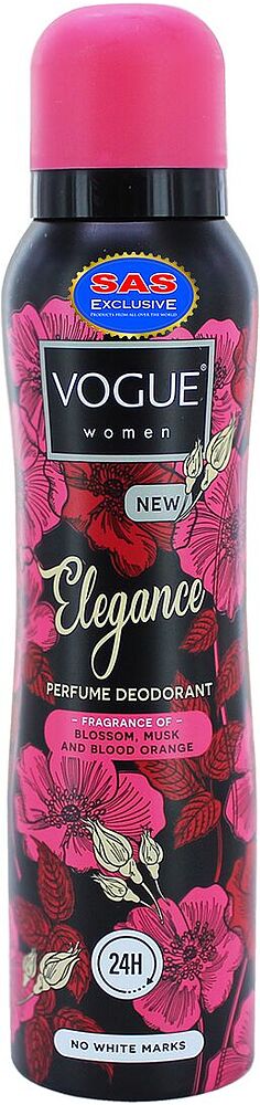 Perfumed deodorant "Vogue Elegance" 150ml