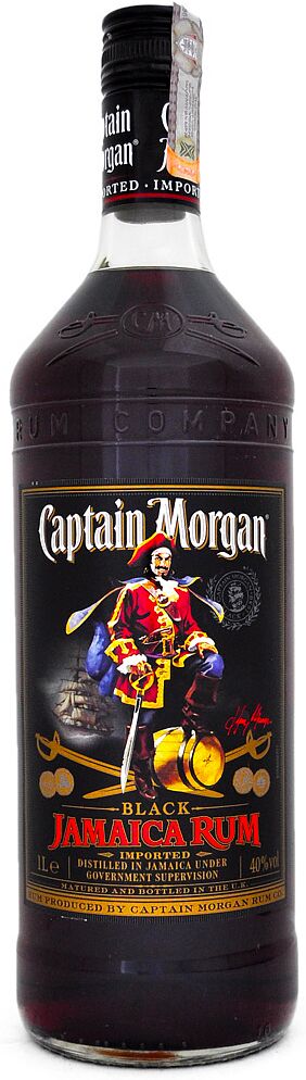 Ром "Captain Morgan Black" 1л   