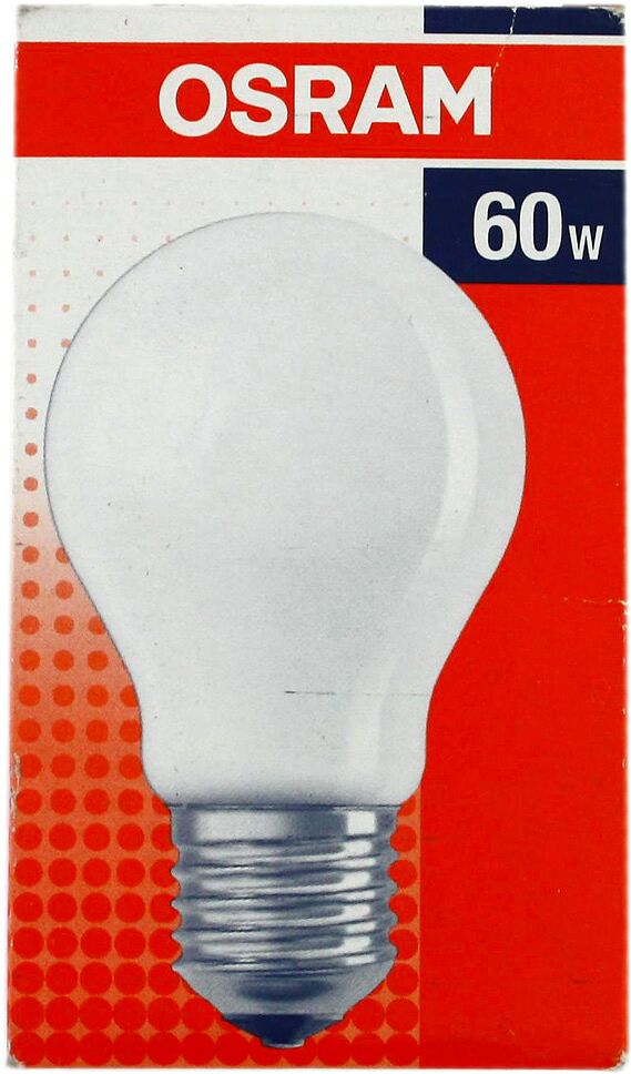 Matte light bulb "Osram 60W" 
