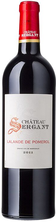 Red wine "Chateau Sergant Lalande de Pomerol" 0.75л