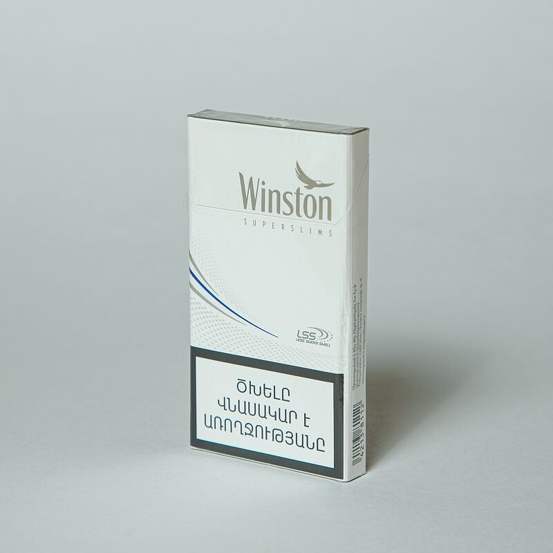 Сигареты  "Winston Super Slims Silver" 