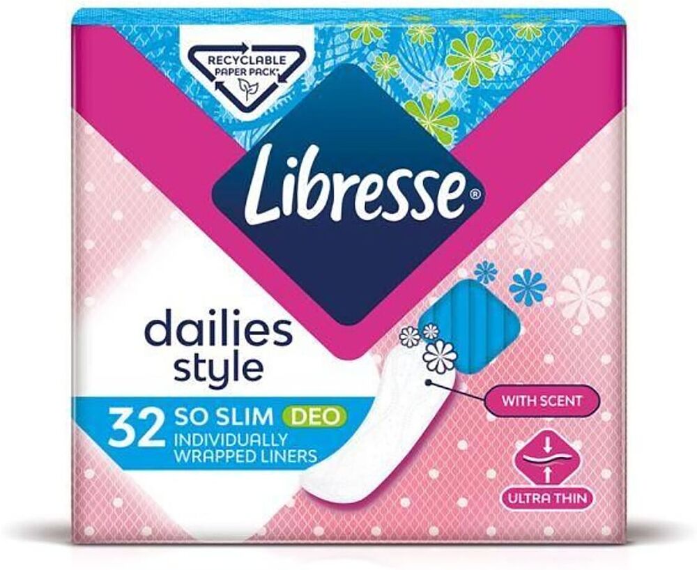 Daily pantyliners "Libresse Ultra Thin" 32 pcs